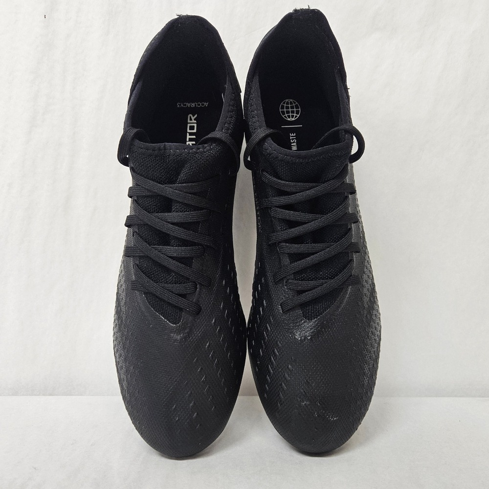 Adidas Predator Accuracy.3 Firm Ground Soccer Cleats GW4593 Black Mens Size 11 - Picture 10 of 11